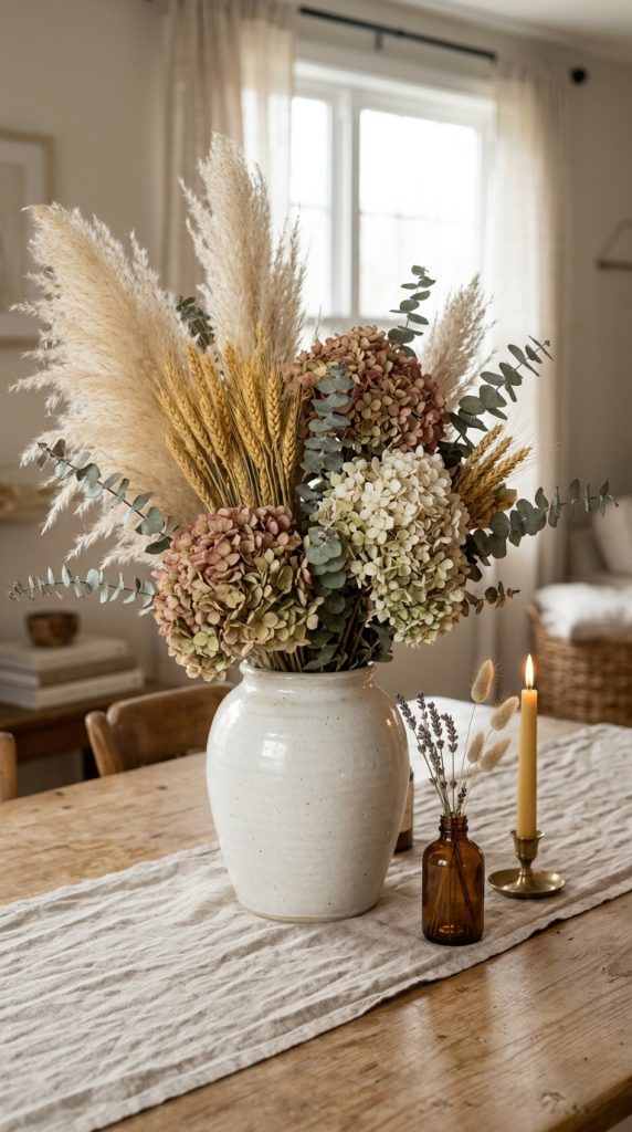 Decorate with Dried Flowers