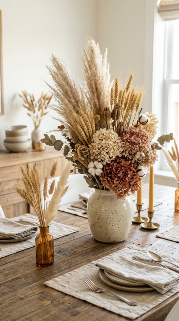 Decorate with Dried Flowers