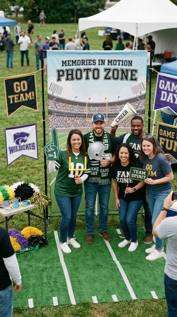 Design a Football Photo Corner