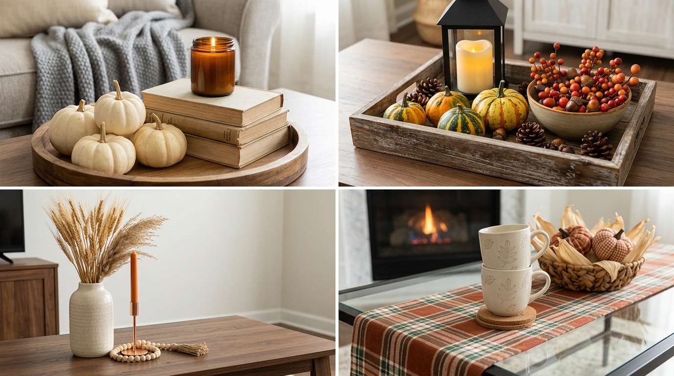 Fall Decor Ideas for Coffee Tables