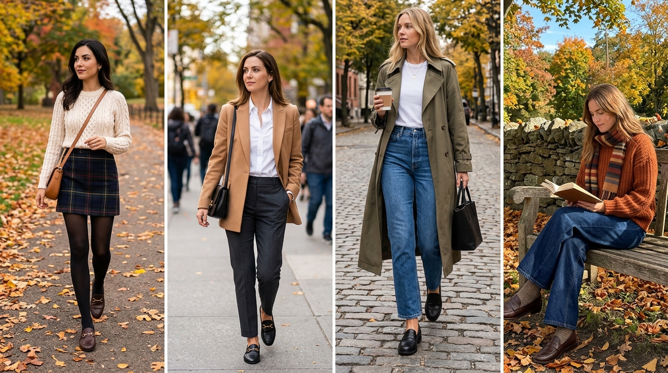 Fall Outfit Ideas With Loafers