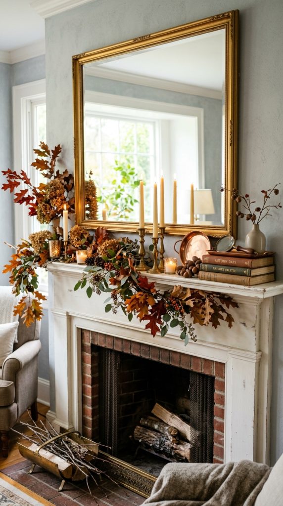 Feature a Large Fall Mirror