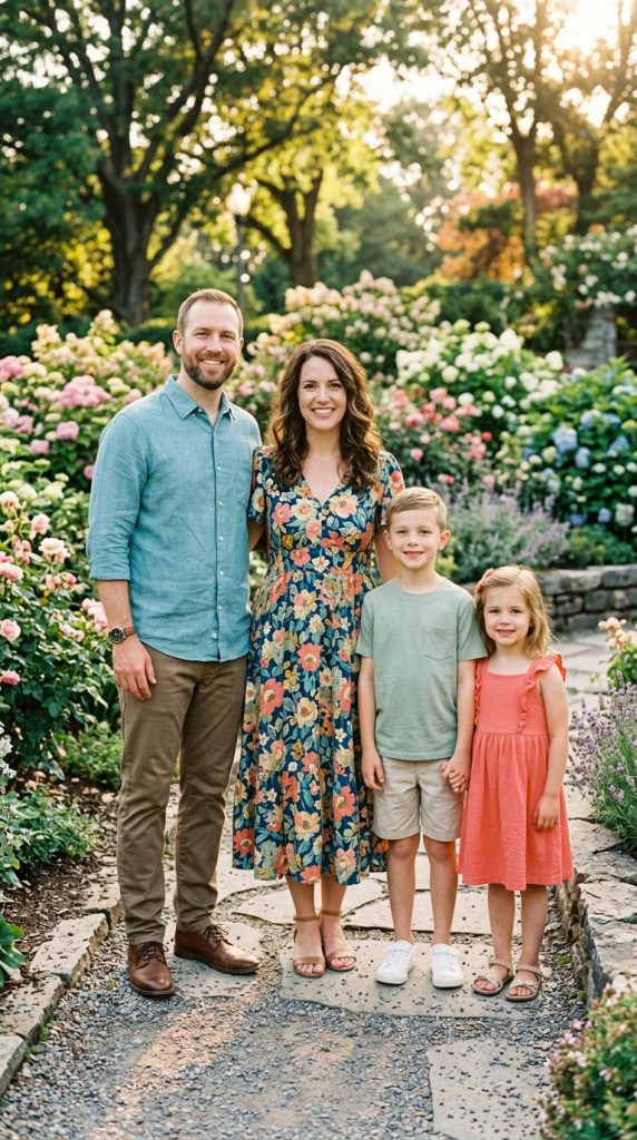 Floral Dresses and Coordinating Colors