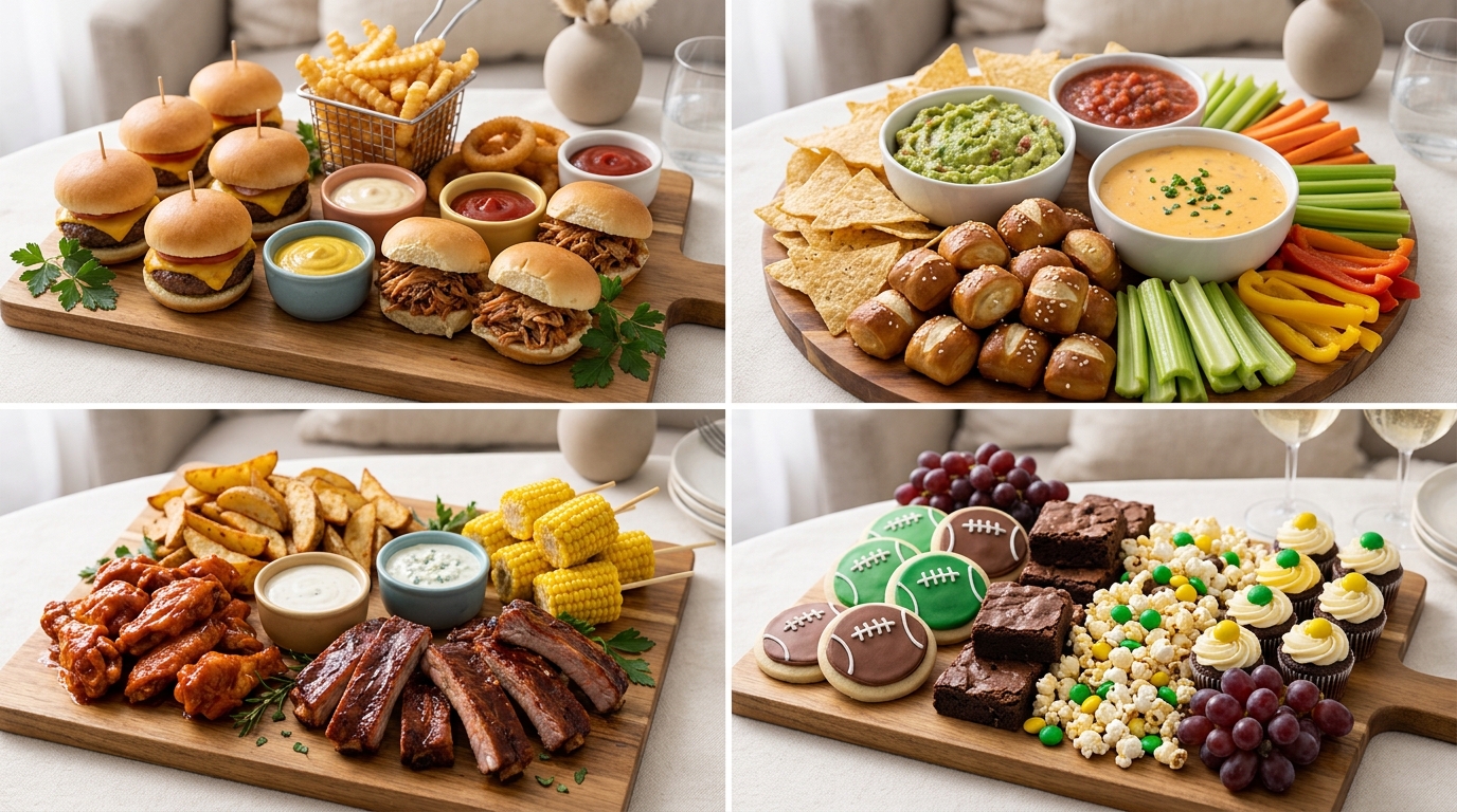 Football Food Board Ideas for a Crowd