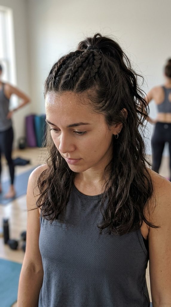  Half-Up Braided Style