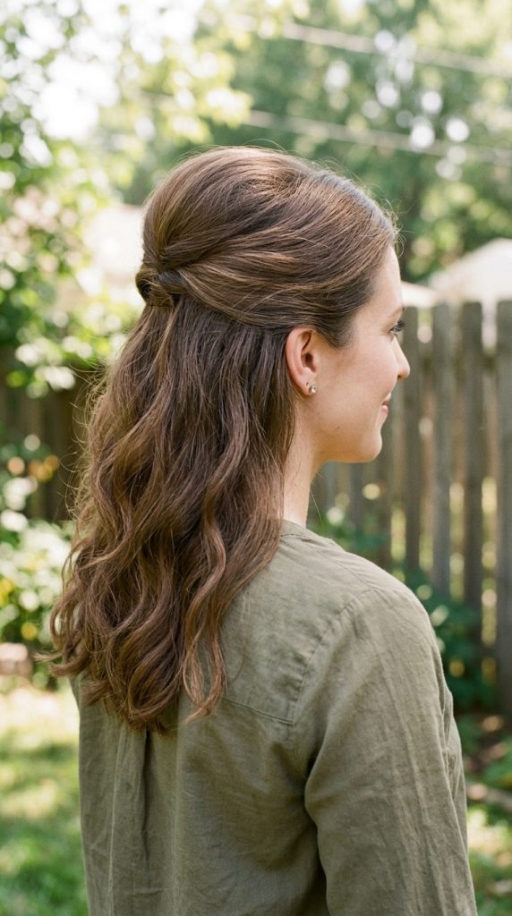 Half-Up Volume Style