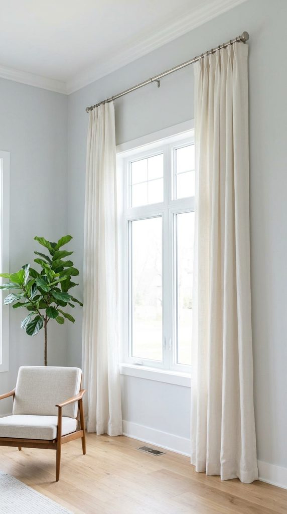 Hang Floor-to-Ceiling Curtains