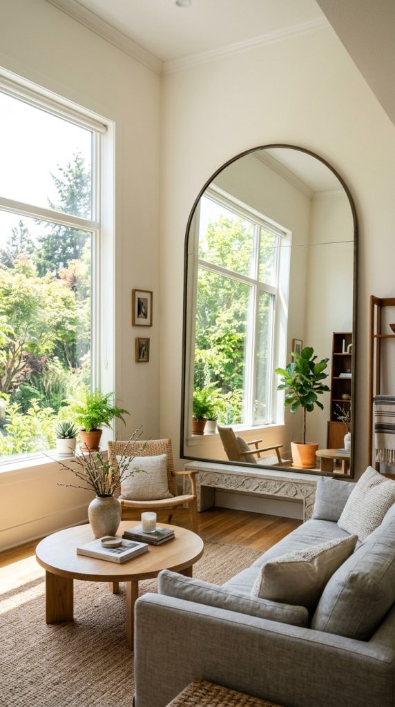 Hang a Large Statement Mirror