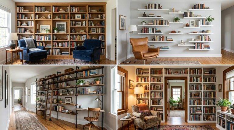 Home Library Ideas for Empty Walls