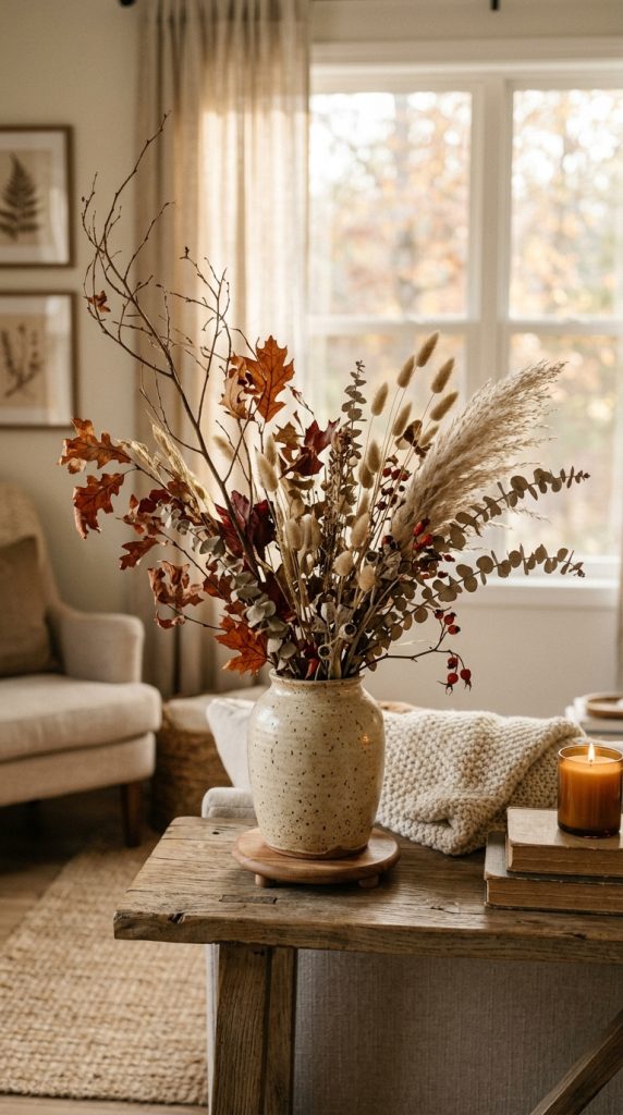Incorporate Dried Leaves and Branches