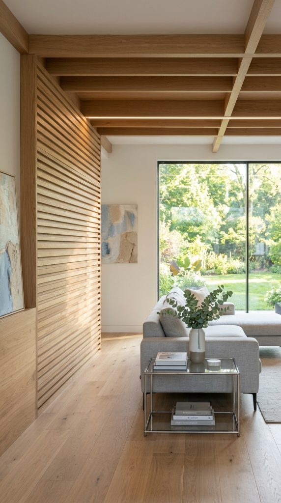 Incorporate Natural Wood Accents