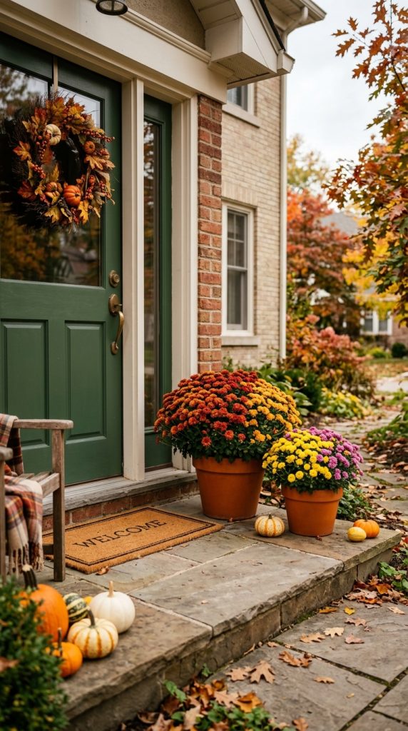 Incorporate Potted Mums