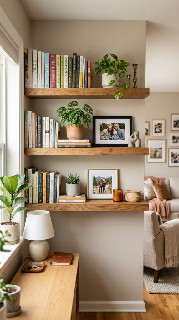Install Floating Shelves