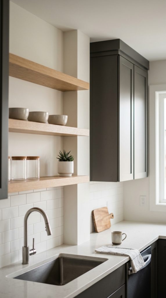 Install Open Shelving