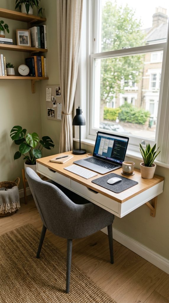 Install a Wall-Mounted Desk