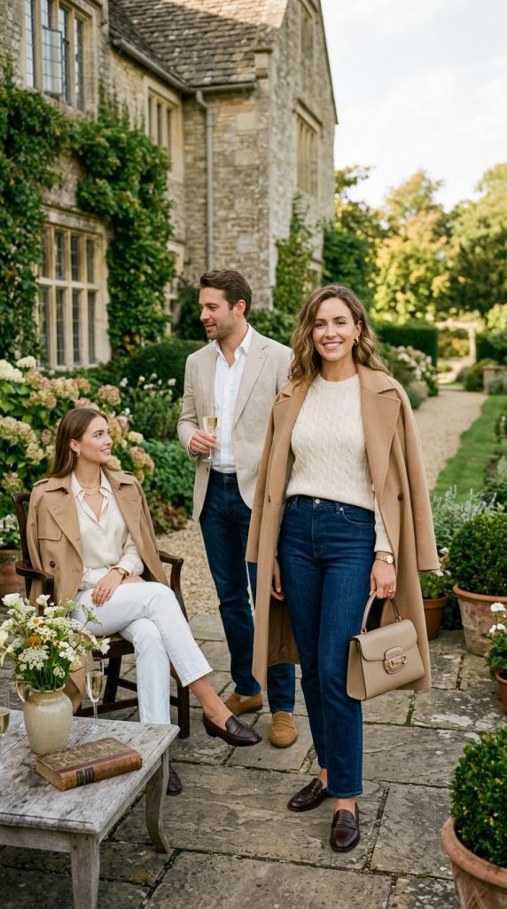 Monochrome Neutrals With Denim