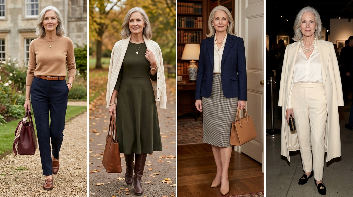 Old Money Outfit Ideas for Women Over 50