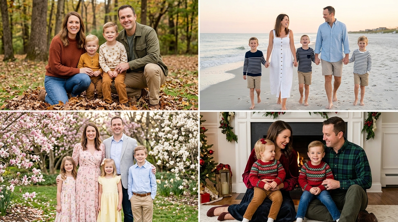 Outfit Ideas for Family Photos