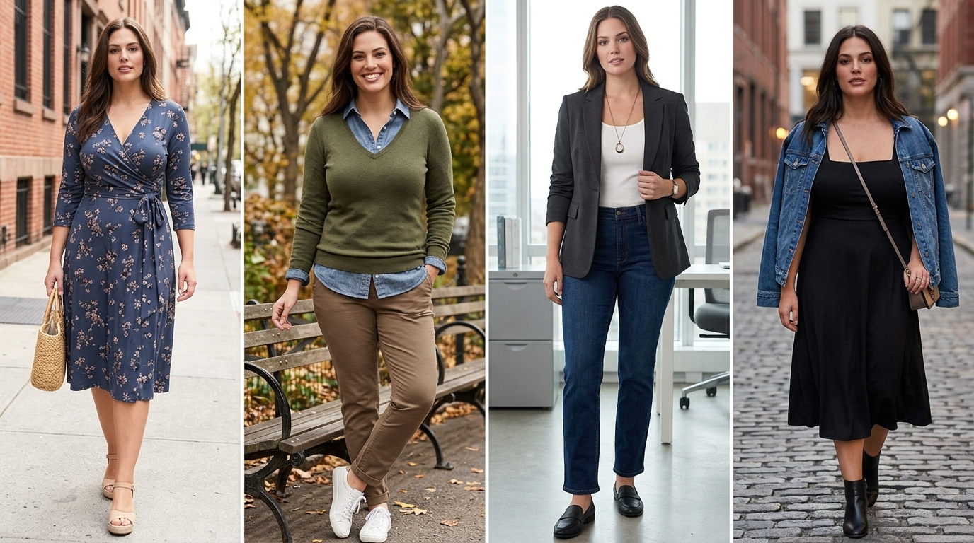 Outfit Ideas for Large Bust Styling
