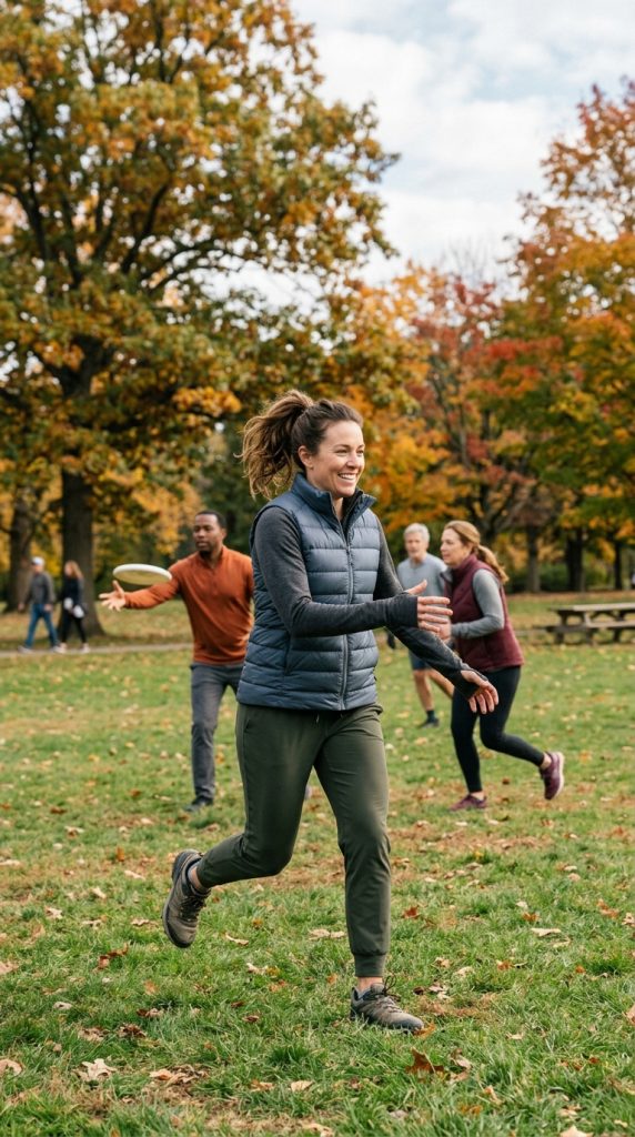 Puffer Vest and Long-Sleeve Shirt