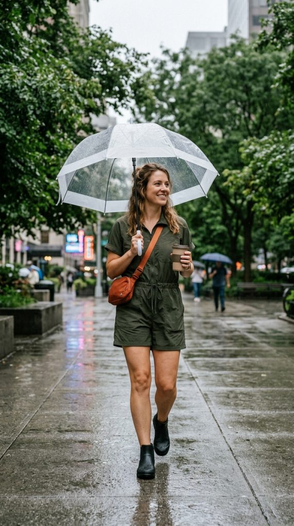 Romper with Flip Flops