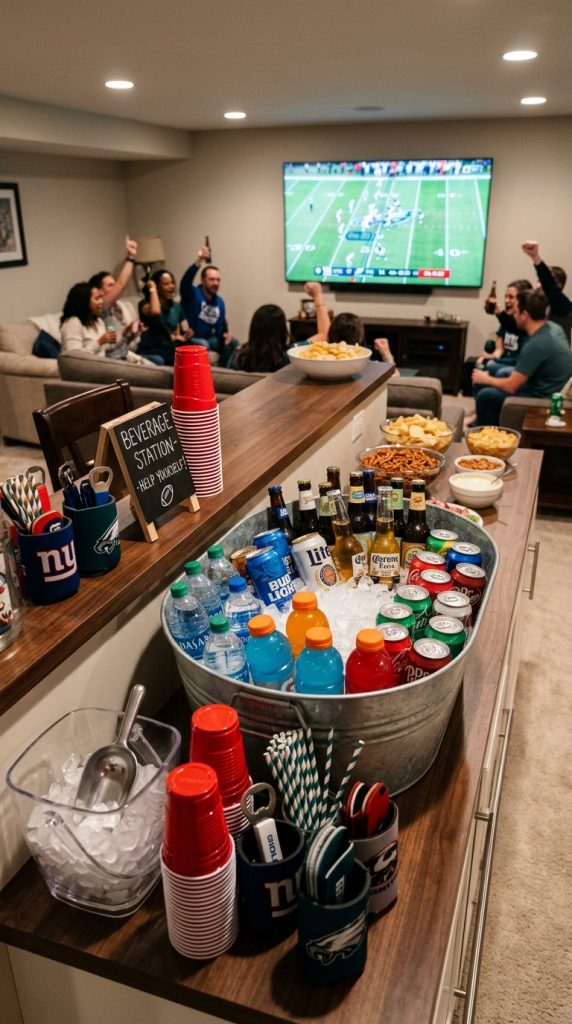 Set Up a Self-Serve Drink Station