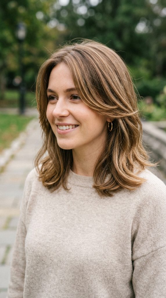 Soft Shoulder-Length Layers