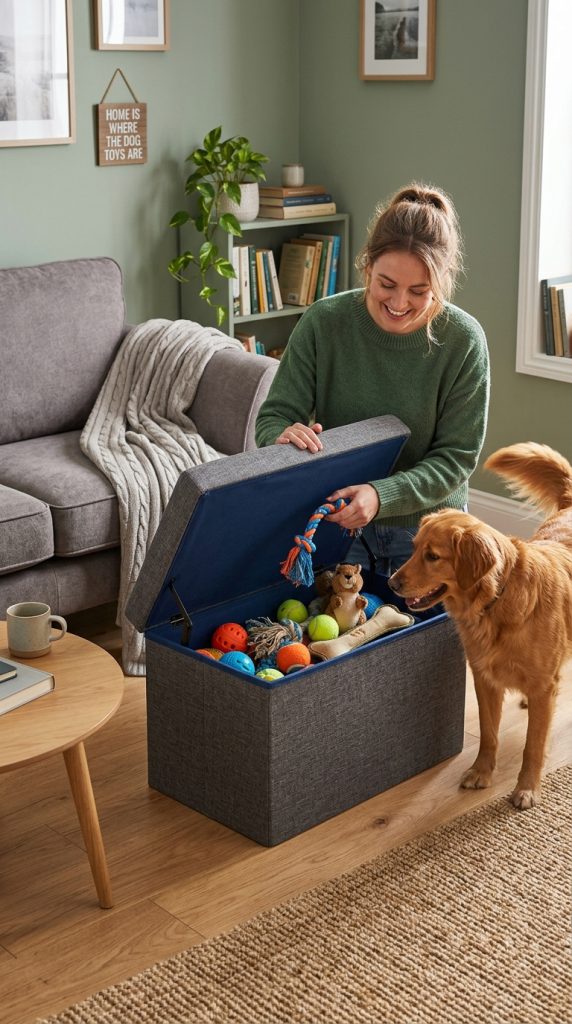 Storage Ottoman with Hidden Space