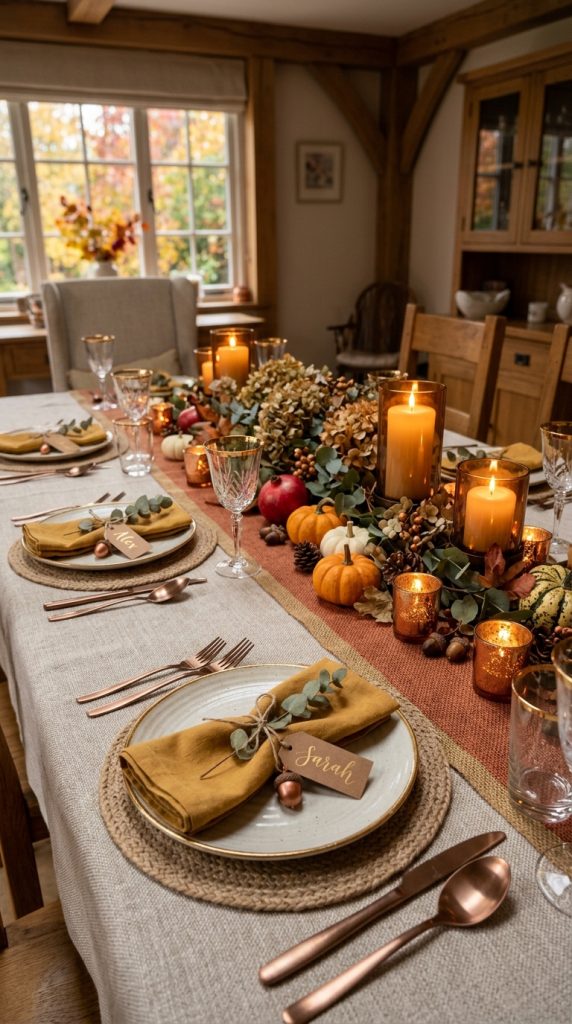 Style Your Dining Table with Autumn Elegance