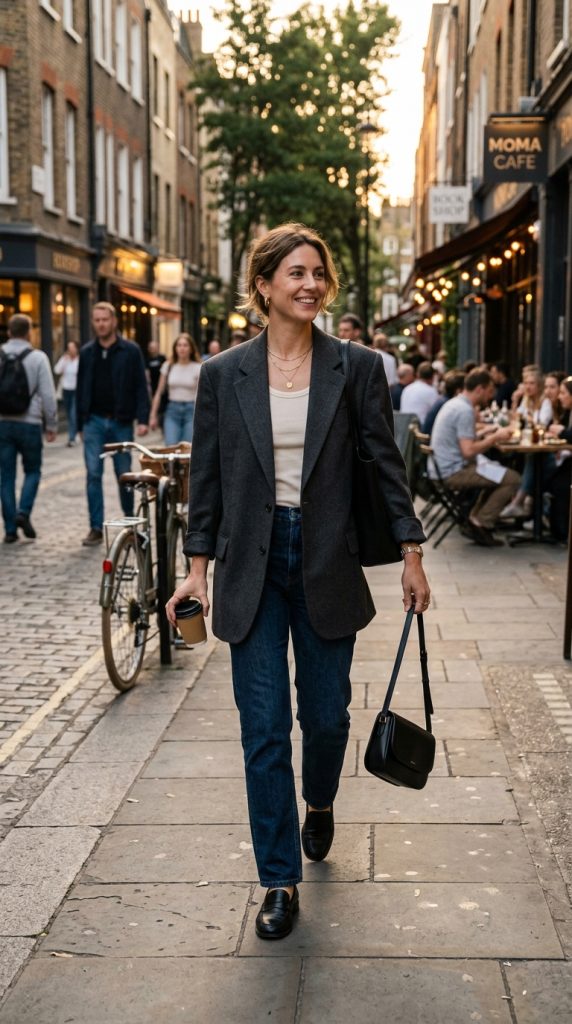 Tank Top and Oversized Blazer