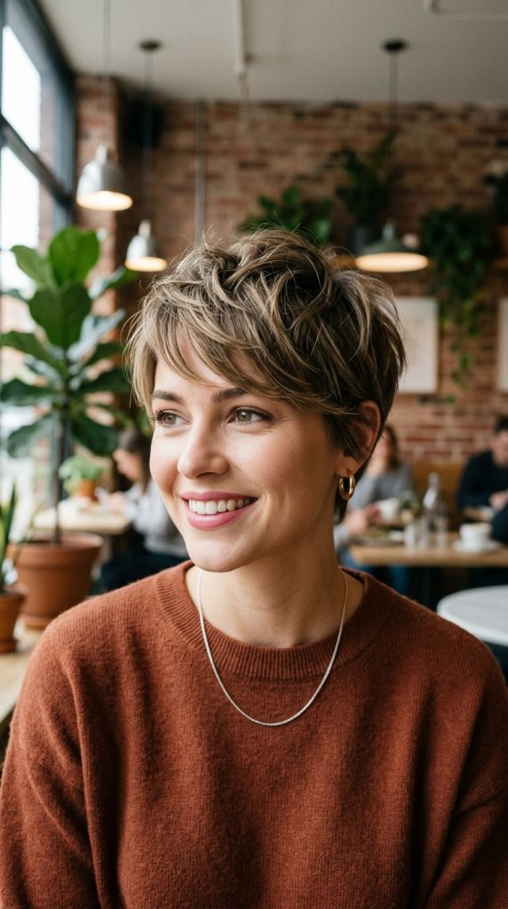 Textured Pixie Cut
