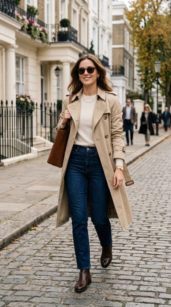 Trench Coat and Minimal Basics
