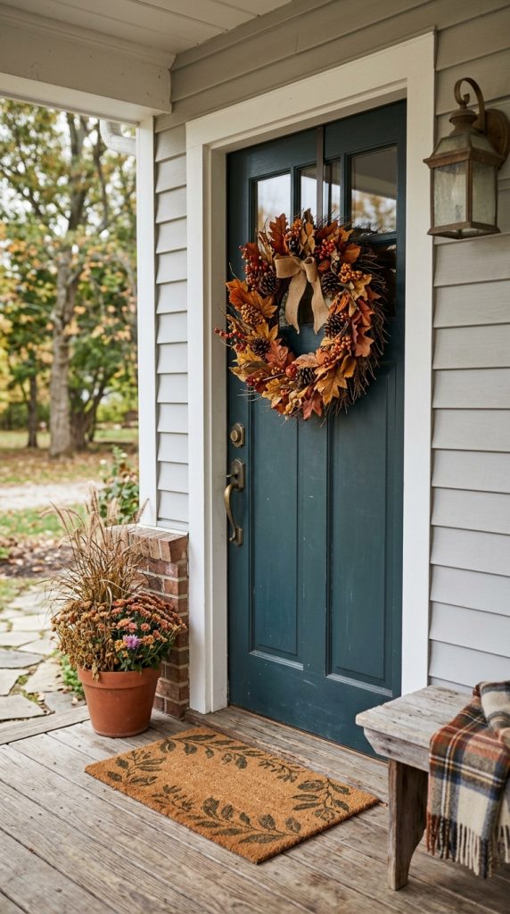 Use Autumn-Inspired Wreaths