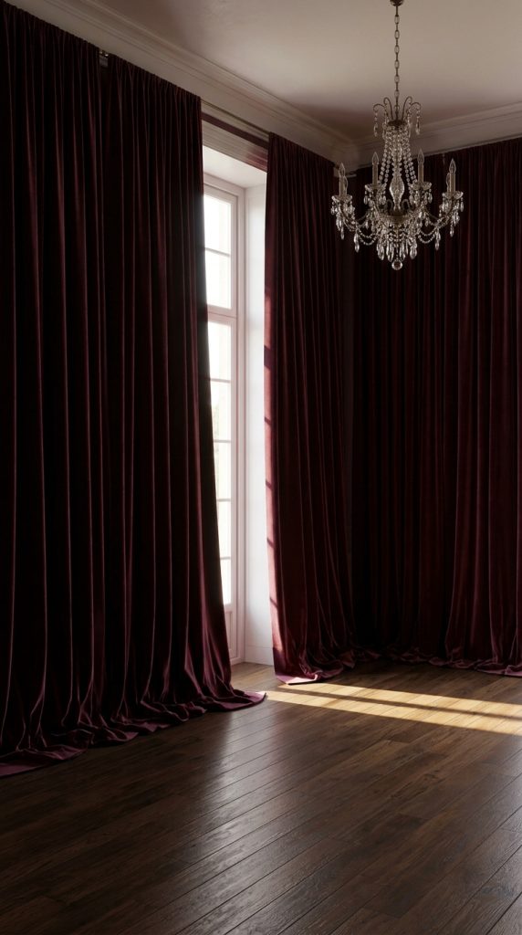 Use Floor-to-Ceiling Curtains