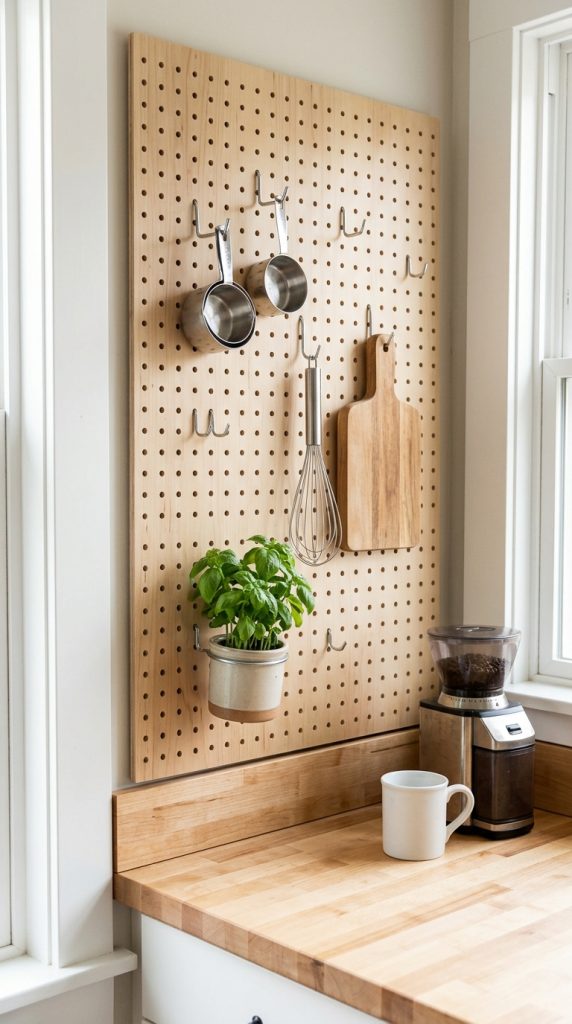 Use Pegboards for Organization