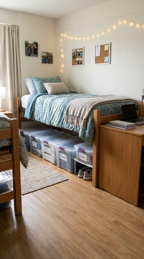 Use Under-Bunk Storage Bins