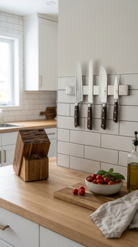 Use a Magnetic Knife Holder