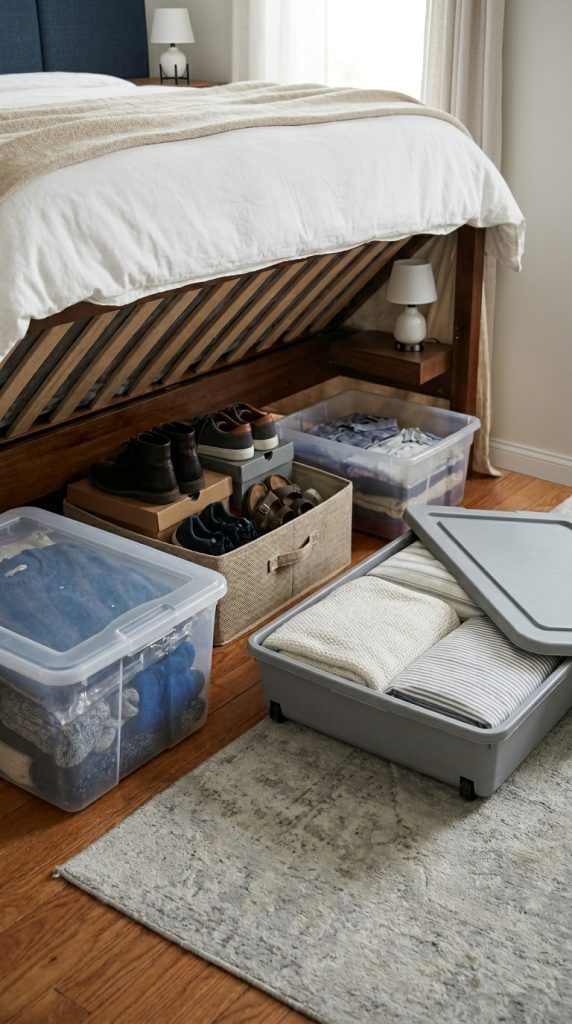 Utilize Under-Bed Storage