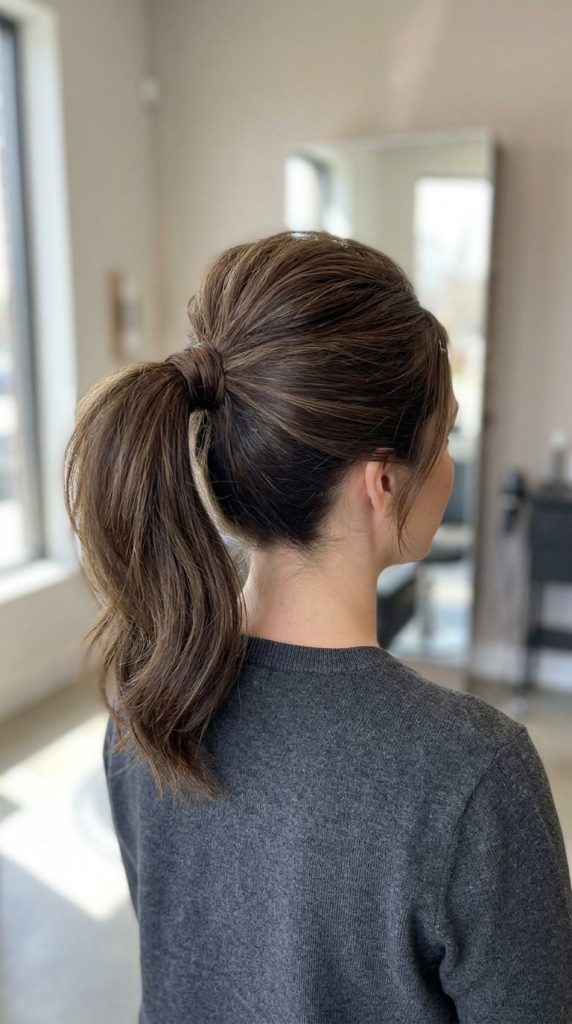 Voluminous Ponytail