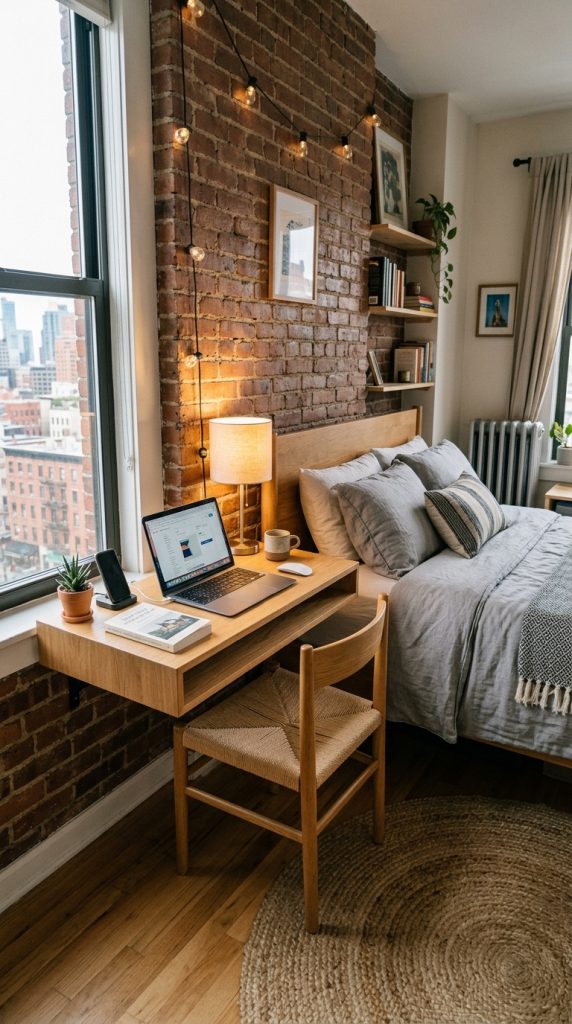 Wall-Mounted Desk