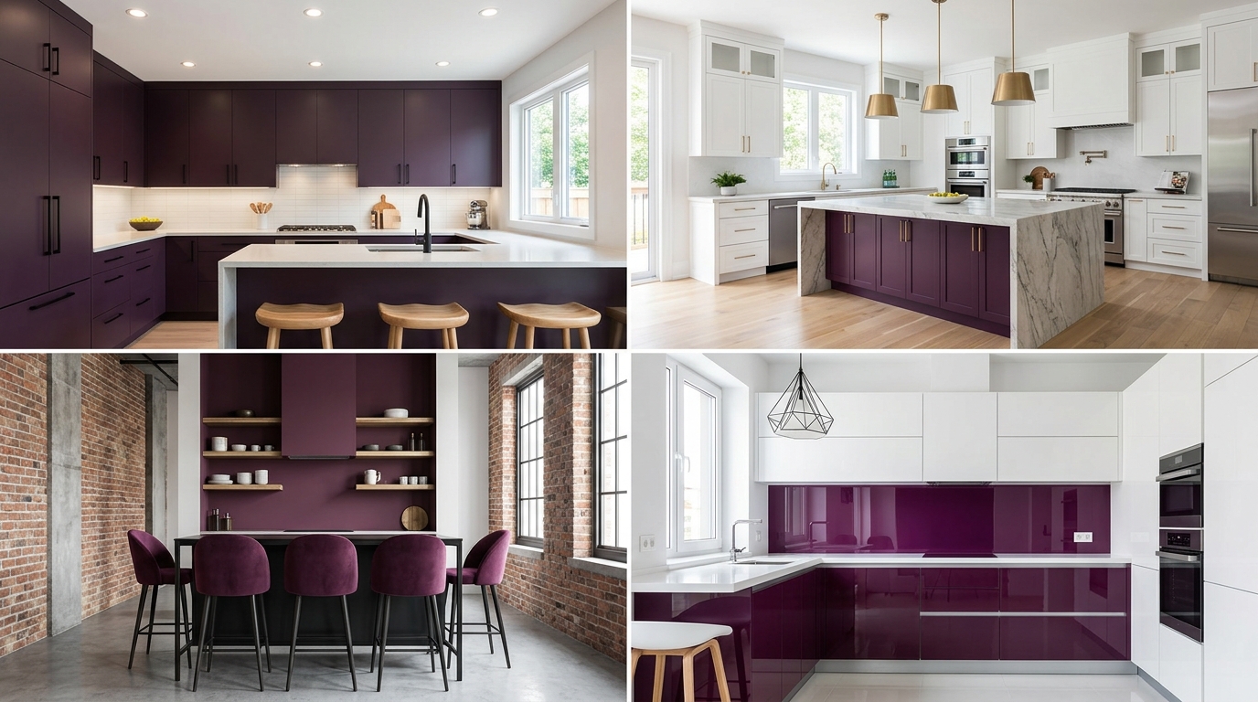 Aubergine Kitchen Ideas for a Modern Home