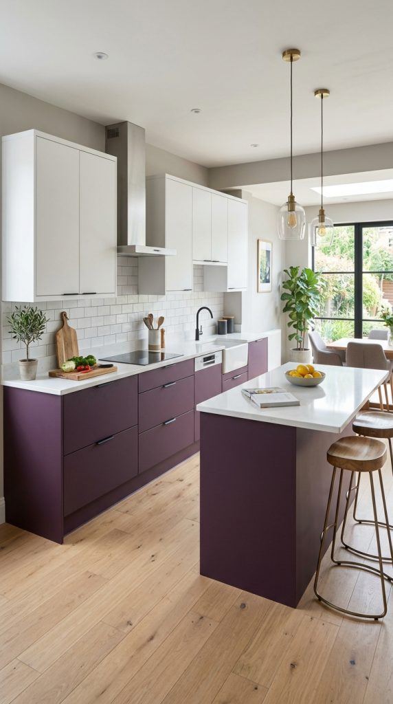 Aubergine Lower Cabinets