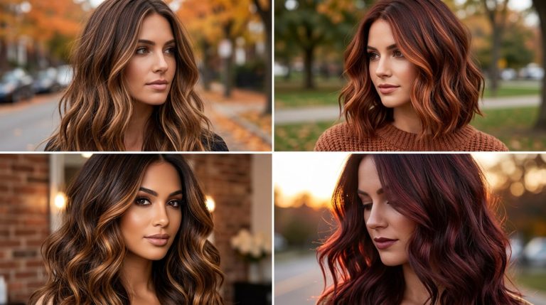 Autumn Balayage Hair Ideas