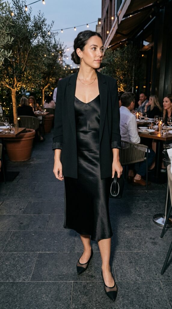 Black Slip Dress