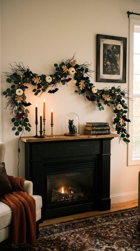 Black and Cream Garland