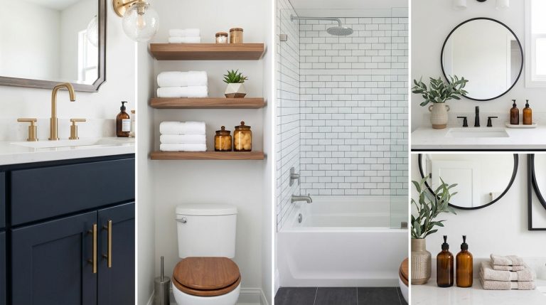 Builder Grade Bathroom Upgrade Ideas