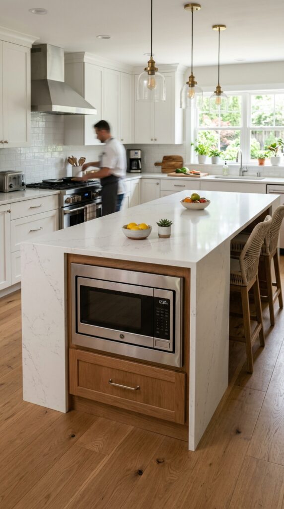 Built-In Microwave Shelf