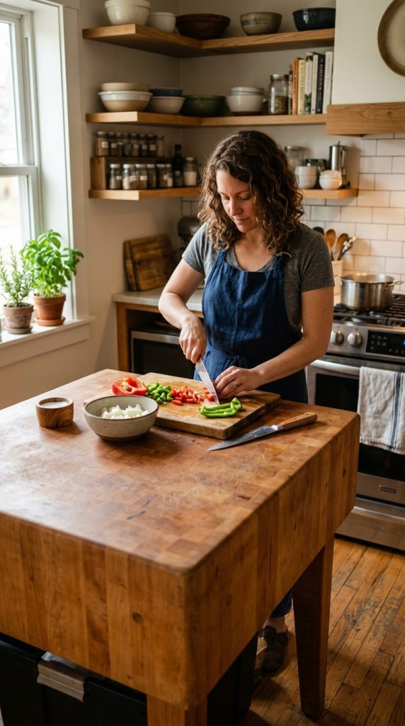 Butcher Block Workstation