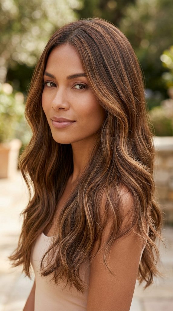 Chestnut Brown Balayage