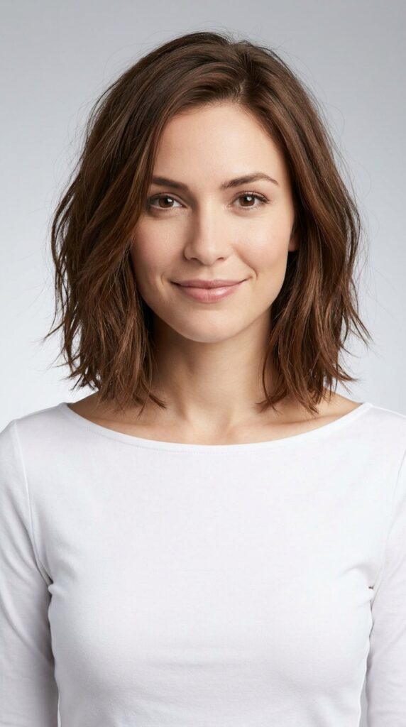  Collarbone-Length Cut